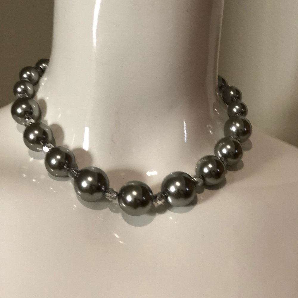 Carolee Gray Pearl Necklace